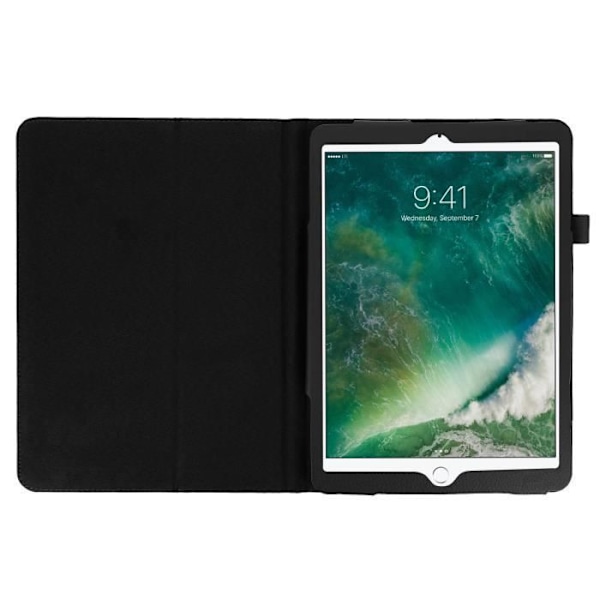 Husfodral Med Lock - AVIZAR - iPad 9.7 (2017) - Svart - Flexibel - Stödfunktion Svart
