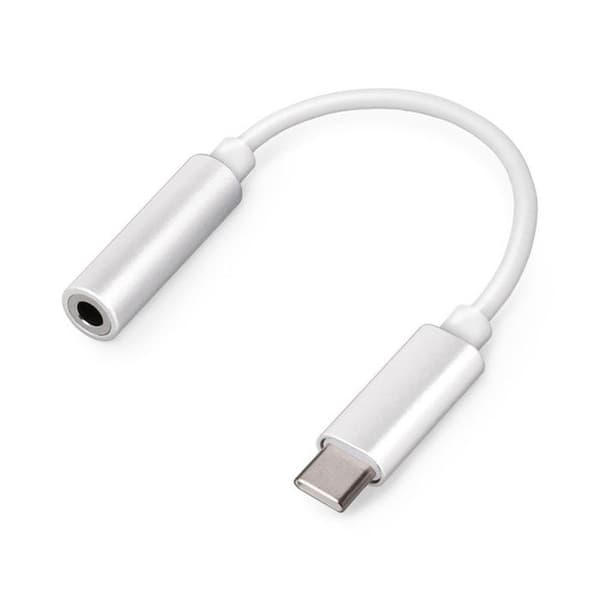 USB-C Audioadapter - AVIZAR - Han til Jack 3.5mm - Kompakt - Kompatibel med Smartphone - Klar lyd