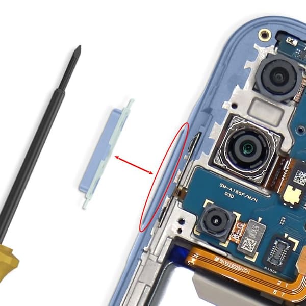 Vaihdevaihteet Galaxy A15 4G:lle Samsung Sininen Blå
