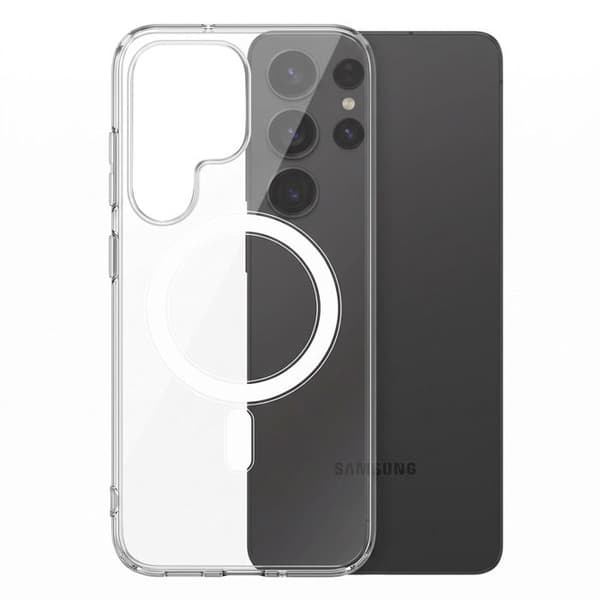 MagSafe-cover til Samsung Galaxy S26 Ultra Essential Design Bimateriale Zanaé Transparent Vit