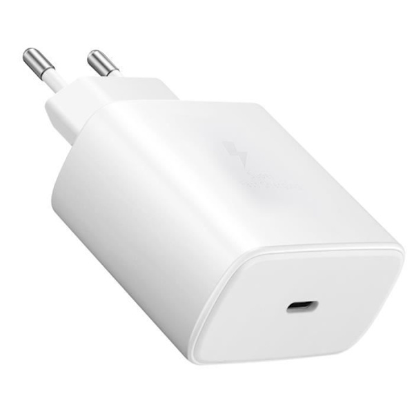 Samsung original netoplader USB-C til USB-C kabel Hurtigopladning 2.0 Hvid