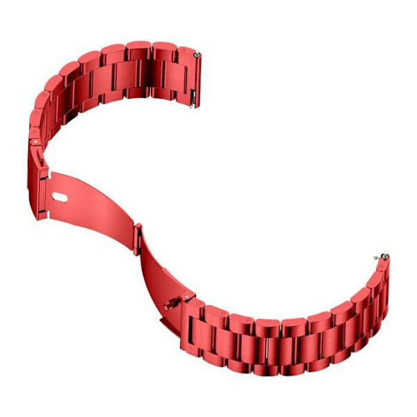 Rem till Huawei Watch GT Runner / Watch GT 3 46mm Mesh Steel Red Röd