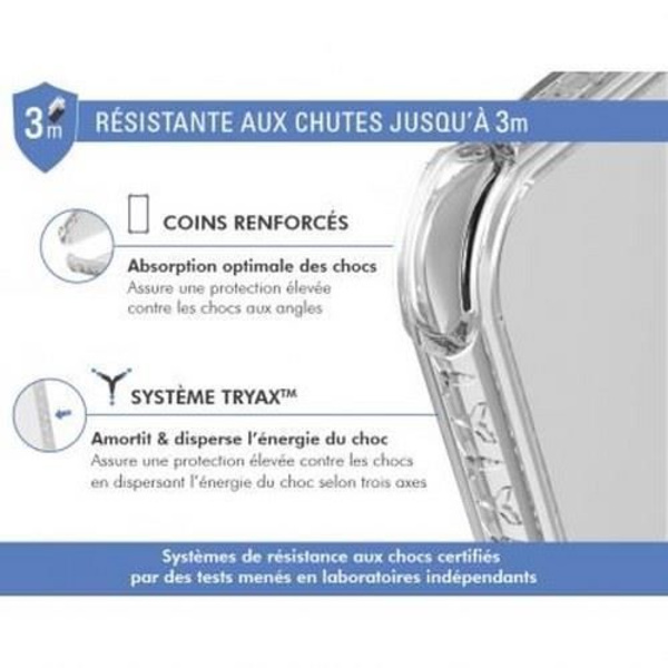 MagSafe-yhteensopiva AIR-vahvistettu kotelo iPhone 15 Plus Force Case -läpinäkyvälle Transparent