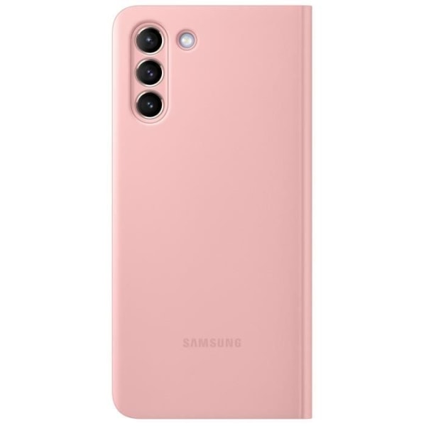 Smart Clear View S21 Plus vaaleanpunainen