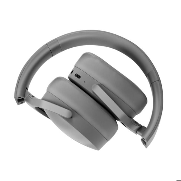 Langaton Bluetooth-kuulokkeet melunvaimennuksella ja mikrofonilla, harmaa Grå