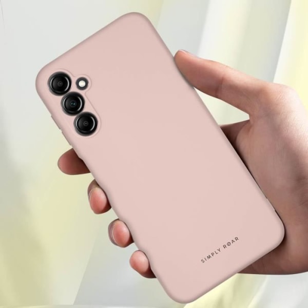 Roar Space-fodral för Galaxy A14 4G och 5G flexibel elegant soft touch Rosa Rosa