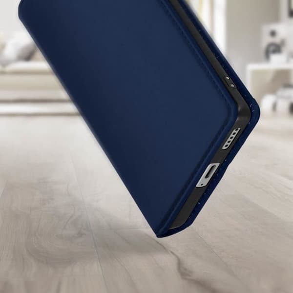 AVIZAR etui til Honor Magic 5 Lite 5G og X9a - Blå - Hard Shell - Videostøtte og kortholder Blå