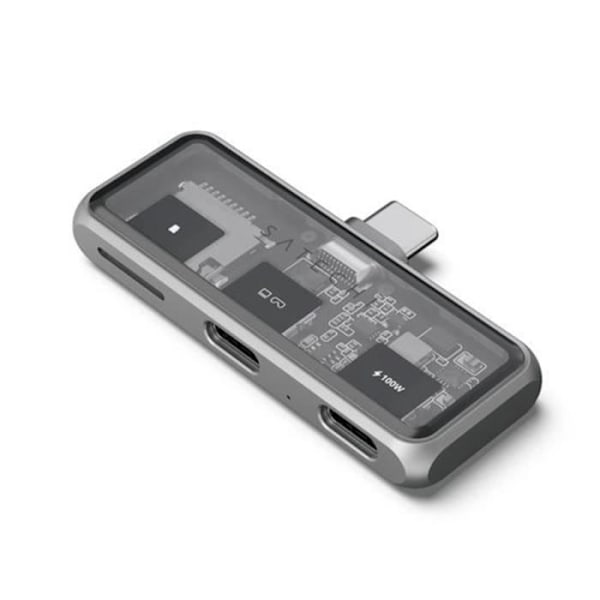 USB 3.2 - SATECHI - Mobile XR 100W - Micro SD - 4K-tuki - Kompakti ja kevyt