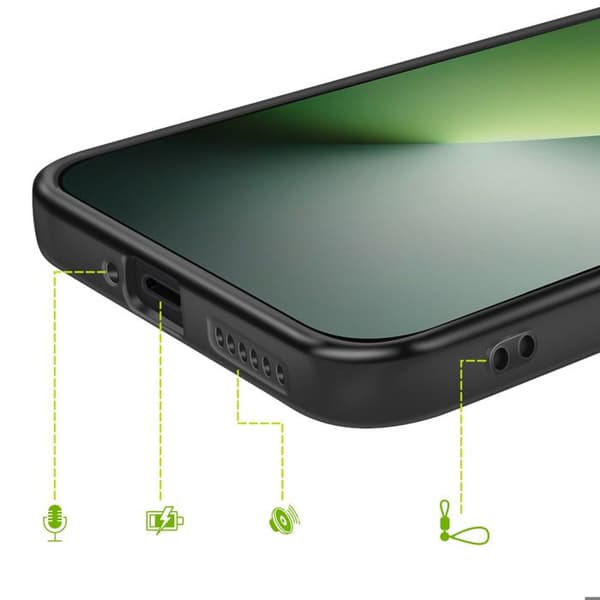 Silicone Cover til Honor Magic 8 Pro, Stødabsorberende, Mayaxess Sort Svart