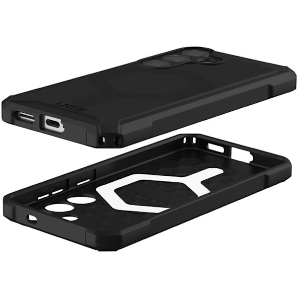 Samsung S25 Plus Mehiläispesä Läpinäkyvä Essential Armor UAG Musta Svart