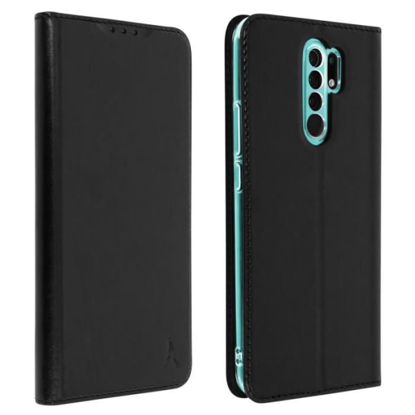 Xiaomi Redmi 9 etui - AKASHI - Video Support Card Holder - Sort Svart