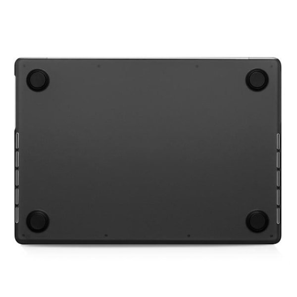 Coque til MacBook Air 15 2023 og 2024 Hård Mat Forstærket Ramme Incase Sort Svart