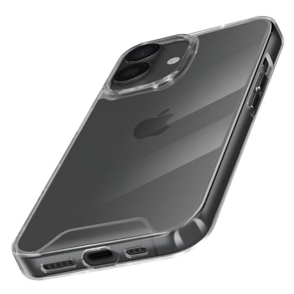 Cover til iPhone 16 Stødsikker Soft Contour Transparent Transparent