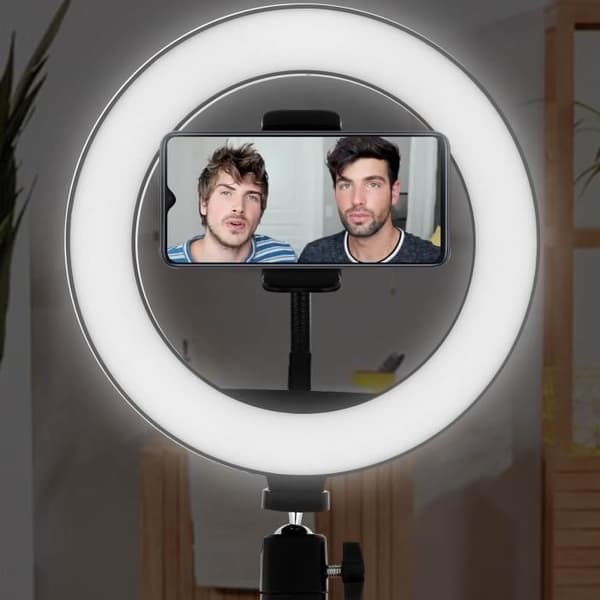 Ring Light - LinQ - BD2606 - 10W - 3 lysindstillinger - Fleksibel telefonholder