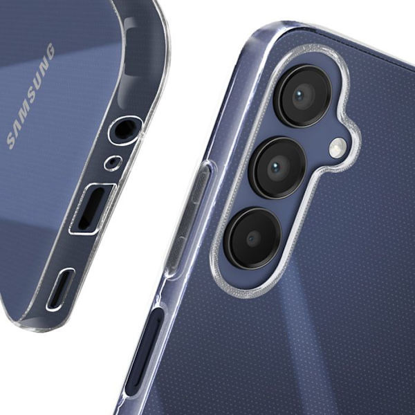 Fodral för Samsung Galaxy A15 Ring Support Sliding Camera Cover Mayaxess Night Blue Blå