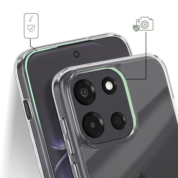 Siliconfodral för OnePlus Nord 6 Ultrafint Stötsäkert Transparent Vit
