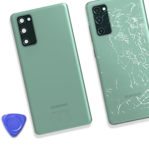 Bakglas till Samsung Galaxy S20 FE Original Service Pack Samsung Green Grön
