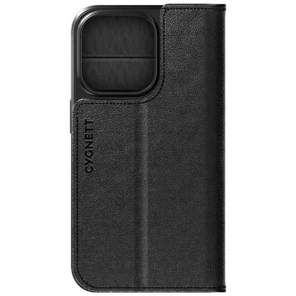 Etui til iPhone 15 Pro Max - Cygnett - Urban Wallet - Sort - Video Støtte - 3 Rum Svart