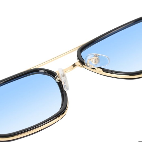 Solfri Aviator CV2127 Gradient Linser UV400 Sort / Guld Svart