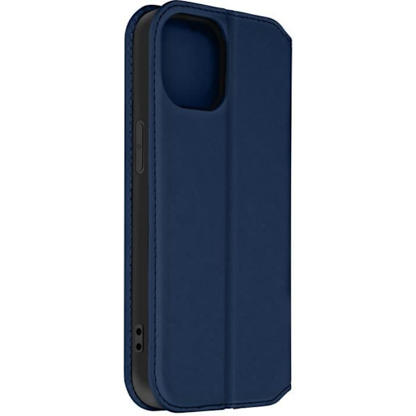 iPhone 15 Pro Max-fodral - AVIZAR - Korthållare med magnetisk flik - Mörkblå Blå