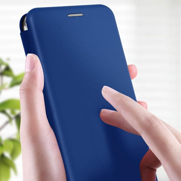Taske til Xiaomi Poco M5 - AVIZAR - Video Support Card Holder - Blå Blå