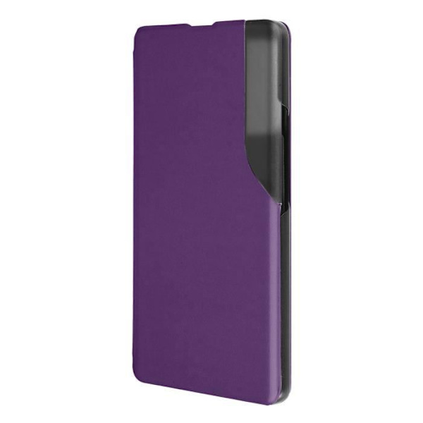 Foliofodral till Xiaomi 13 - AVIZAR - Tidsvisningsfönster - Videostöd - Mörk lila Mörklila