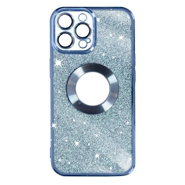 Blå Glitter iPhone 13 Pro Max skal