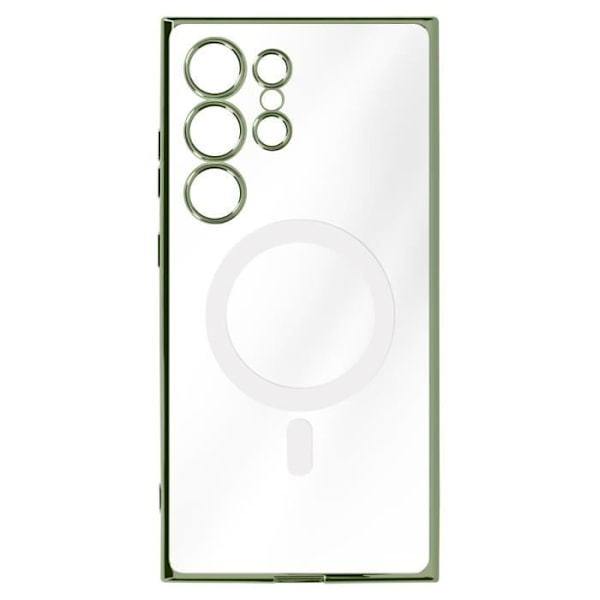 Etui - AVIZAR - Samsung S24 Ultra - Premium Silikone - Mørkegrøn - Forhøjet beskyttelse - Følsomme knapper Grön