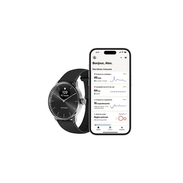 Withings ScanWatch Light Musta älykello