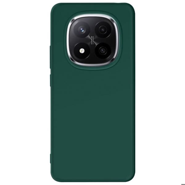 Coque - Redmi Note 14 Pro och 14 Pro Plus - Halvstyv silikon - Stötresistent skydd - Grangrön Grön
