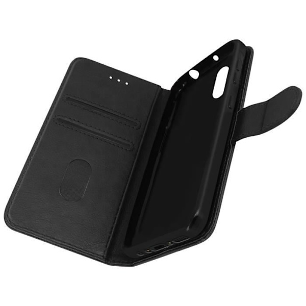 Étui AVIZAR för Samsung Galaxy Xcover 5 - Skydd, kortficka, stödfunktion - Svart Svart