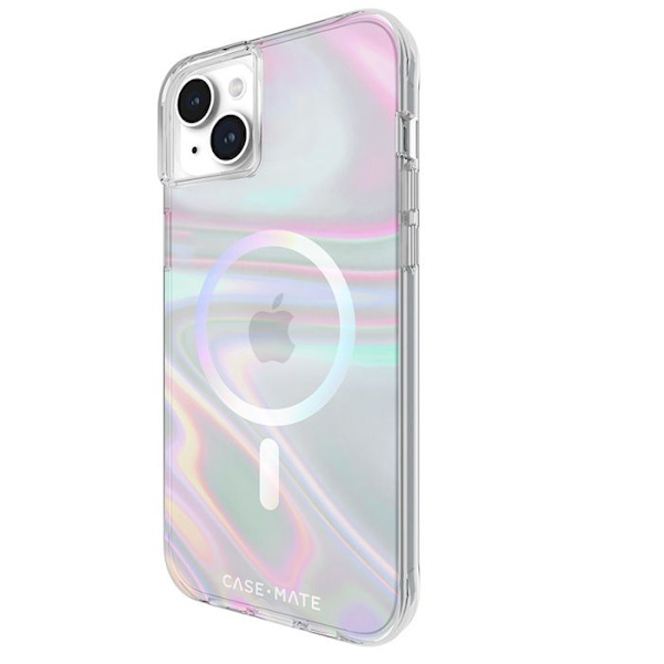 Case-Mate Soap Bubble MagSafe - Covers til iPhone 15 Plus (iriserende)
