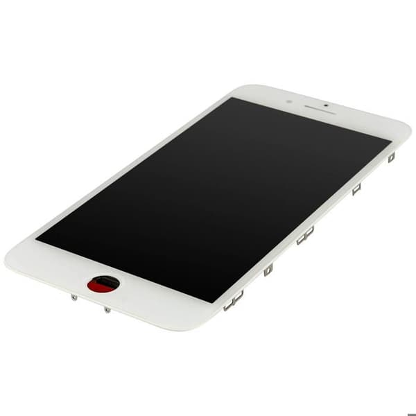 LCD-skärm + Touchglas - AVIZAR - iPhone 7 Plus - Vit - Komplett Ersättning - Lätt att Installera Vit