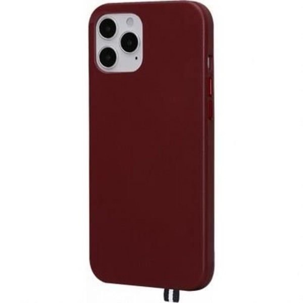 Skal till iPhone 12 Pro Max i Elysée Leather ARTEFAKT Burgundy Röd