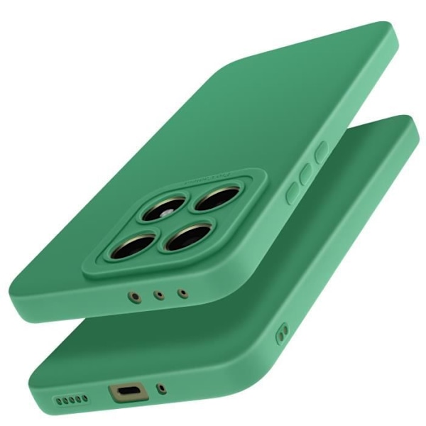 Siliconfodral för Xiaomi 14T Mat, Kamera Block Skyddad Grön Grön