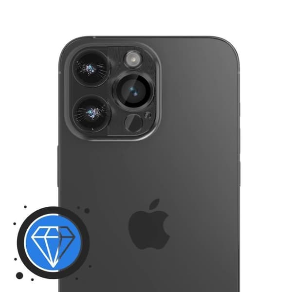Filmbeskyttelse - AVIZAR - iPhone 14 Pro/Pro Max - Tempereret Glas - Ridseresistent - Stødabsorberende Svart