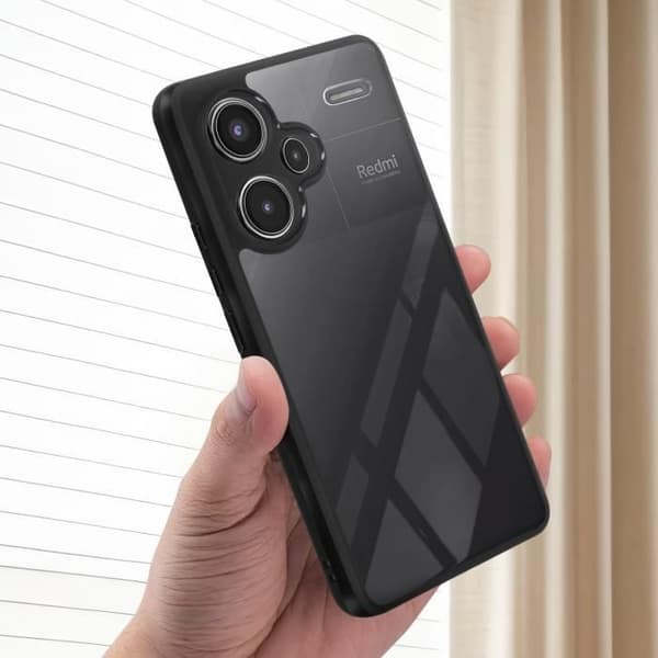 Coque - AVIZAR - Xiaomi Redmi Note 13 Pro Plus - Semi-rigida - Antichock - Elegant design Svart