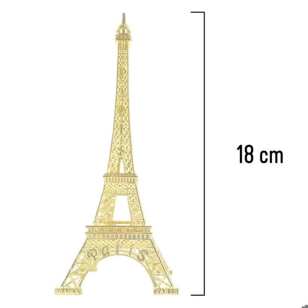 Miniature statue af Eiffeltårnet 18cm - Guld