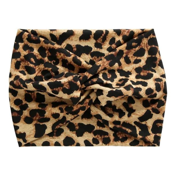 Krydsede Bånd - AVIZAR - Chic Leopard - Blødt Bomuld - Brun - Til Kvinder brun