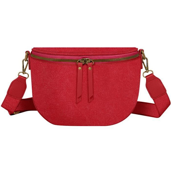 Sac Banane - GALLANTRY - Luna - Syntetiskt tyg - Rosa - Bärrem med dragkedja Rosa