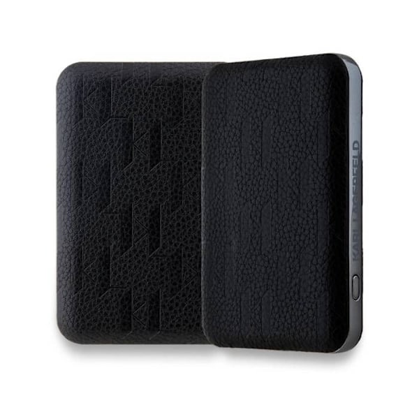 Ekstern Batteri MagSafe 5000mAh med Karl og Choupette Motiver Karl Lagerfeld Sort Svart