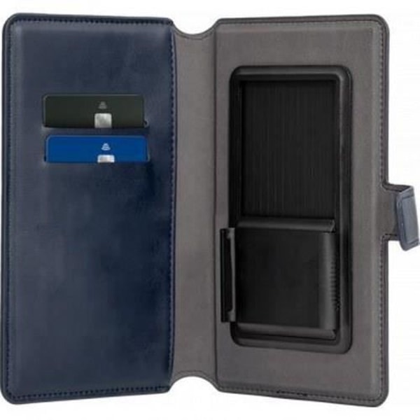 Universal XXL Folio Wallet Case med lukkefane BigBen Connected Blue Blå