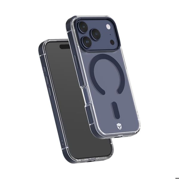 iPhone 17 Pro Max MagSafe FORCE CASE Metal Kontur Stødabsorberende 2m Premium Blå Blå
