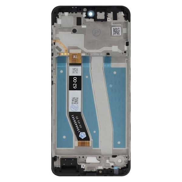 Original Motorola G14 LCD-skärm + pekglas (med ram) Motorola ljusgrå Grå
