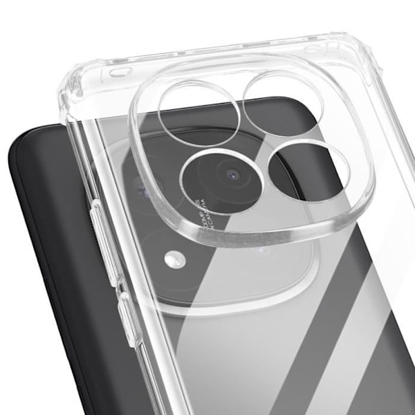 Kotelos Xiaomi Redmi Note 14 Pro ja 14 Pro Plus Vahvistetut Kulmat Läpinäkyvä Transparent