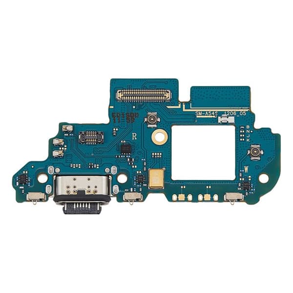 USB-C Opladerstik + Erstatningsmikrofon til Samsung Galaxy A54 Grøn Grön