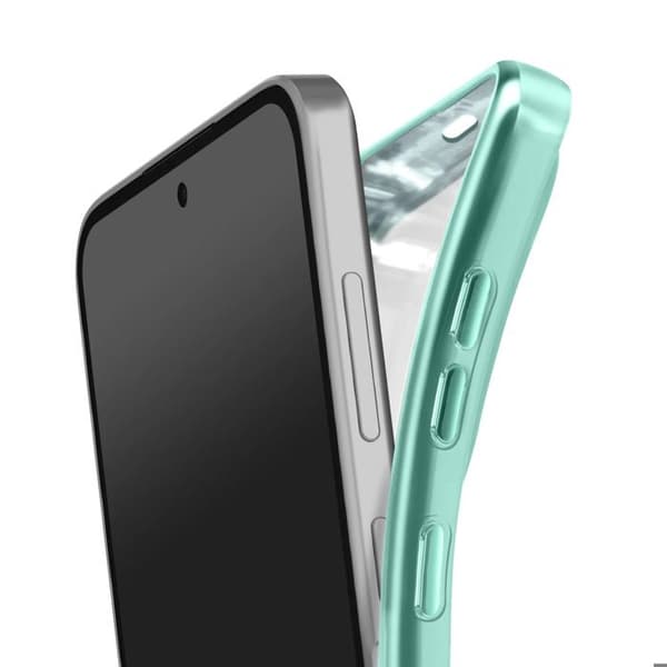 MagSafe-skal för Samsung Galaxy S26 FE med grön chockresistent kromram Grön
