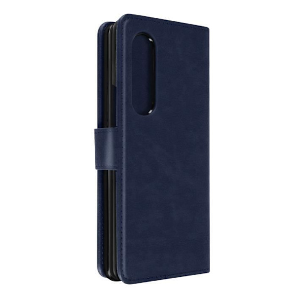 Samsung Galaxy Z Fold 4 Pung-etui med magnetisk fane, midnatsblå Midnattsblå