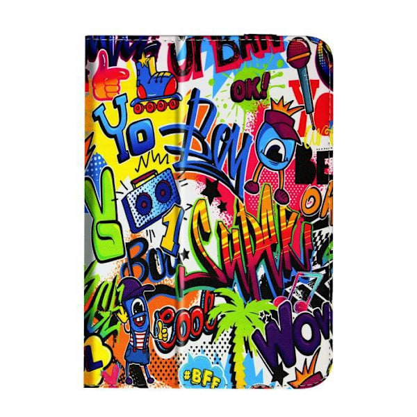 Tablet Case - Universal - 10 inches - Street Pattern - Elastic Protection - Video Stand Motivgata