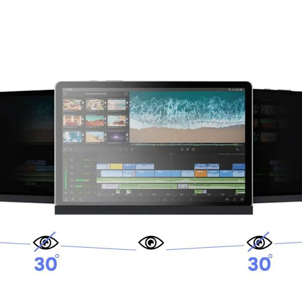Alkuperäinen Samsung Tab S9 Plus Magneettinen Anti-Spy Privacy Screen Film